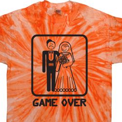 Black Game Over Twist Tie Dye Shirt Black Game Over Twist Tie Dye Shirt