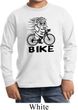 Black Penguin Power Bike Kids Long Sleeve Shirt