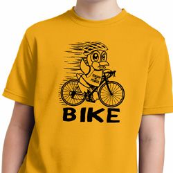 Black Penguin Power Bike Kids Moisture Wicking Shirt
