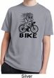 Black Penguin Power Bike Kids Moisture Wicking Shirt