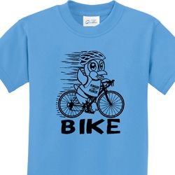 Black Penguin Power Bike Kids Shirts