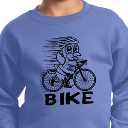 Black Penguin Power Bike Kids Sweat Shirt