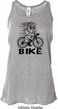 Black Penguin Power Bike Ladies Flowy Racerback Tanktop