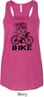 Black Penguin Power Bike Ladies Flowy Racerback Tanktop
