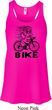 Black Penguin Power Bike Ladies Flowy Racerback Tanktop