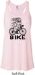Black Penguin Power Bike Ladies Flowy Racerback Tanktop