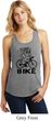 Black Penguin Power Bike Ladies Racerback Tank Top