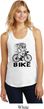 Black Penguin Power Bike Ladies Racerback Tank Top