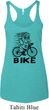 Black Penguin Power Bike Ladies Tri Blend Racerback Tank Top