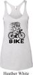 Black Penguin Power Bike Ladies Tri Blend Racerback Tank Top