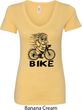 Black Penguin Power Bike Ladies V-Neck Shirt
