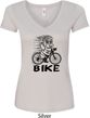 Black Penguin Power Bike Ladies V-Neck Shirt