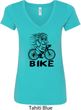 Black Penguin Power Bike Ladies V-Neck Shirt