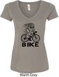 Black Penguin Power Bike Ladies V-Neck Shirt