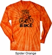 Black Penguin Power Bike Long Sleeve Tie Dye Shirt