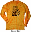 Black Penguin Power Bike Long Sleeve Tie Dye Shirt