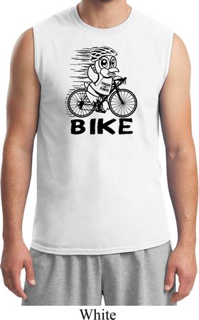 Black Penguin Power Bike Mens Muscle Shirt