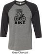 Black Penguin Power Bike Mens Raglan Shirt