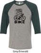 Black Penguin Power Bike Mens Raglan Shirt