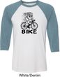 Black Penguin Power Bike Mens Raglan Shirt
