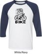 Black Penguin Power Bike Mens Raglan Shirt