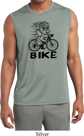 Black Penguin Power Bike Mens Sleeveless Moisture Wicking Shirt