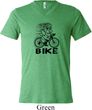 Black Penguin Power Bike Mens Tri Blend V-neck Shirt