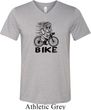 Black Penguin Power Bike Mens Tri Blend V-neck Shirt