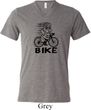 Black Penguin Power Bike Mens Tri Blend V-neck Shirt