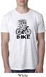 Black Penguin Power Bike Mens White Burnout Shirt