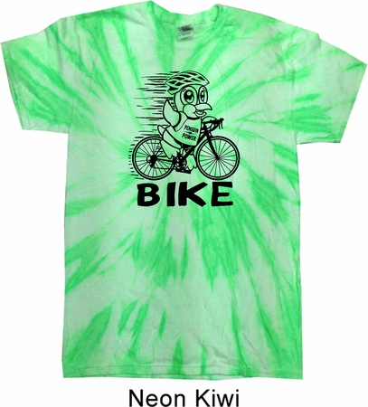 Black Penguin Power Bike Twist Tie Dye Shirt