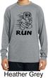 Black Penguin Power Run Kids Dry Wicking Long Sleeve Shirt