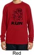 Black Penguin Power Run Kids Dry Wicking Long Sleeve Shirt