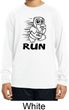 Black Penguin Power Run Kids Dry Wicking Long Sleeve Shirt