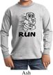 Black Penguin Power Run Kids Long Sleeve Shirt