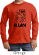 Black Penguin Power Run Kids Long Sleeve Shirt