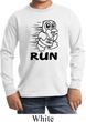 Black Penguin Power Run Kids Long Sleeve Shirt