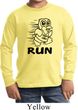 Black Penguin Power Run Kids Long Sleeve Shirt