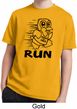 Black Penguin Power Run Kids Moisture Wicking Shirt