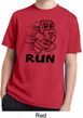 Black Penguin Power Run Kids Moisture Wicking Shirt