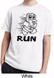 Black Penguin Power Run Kids Moisture Wicking Shirt