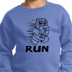 Black Penguin Power Run Kids Sweat Shirt