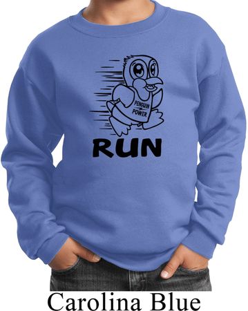 Black Penguin Power Run Kids Sweat Shirt