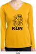 Black Penguin Power Run Ladies Dry Wicking Long Sleeve Shirt