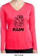 Black Penguin Power Run Ladies Dry Wicking Long Sleeve Shirt