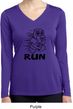 Black Penguin Power Run Ladies Dry Wicking Long Sleeve Shirt