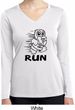Black Penguin Power Run Ladies Dry Wicking Long Sleeve Shirt