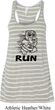 Black Penguin Power Run Ladies Flowy Racerback Tanktop