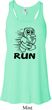 Black Penguin Power Run Ladies Flowy Racerback Tanktop