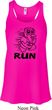 Black Penguin Power Run Ladies Flowy Racerback Tanktop